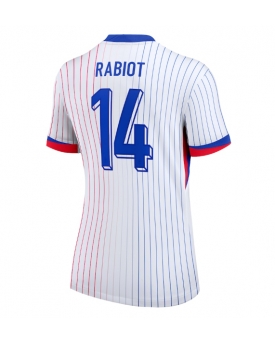 Francia Adrien Rabiot #14 Maglia Gara Trasferta Repliche Europei 2024 Donna